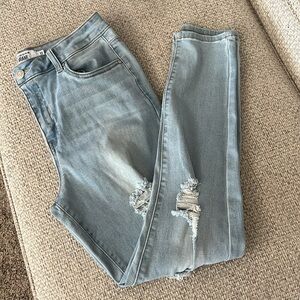 Refuge Miami Distressed Light Blue Women's Jeans